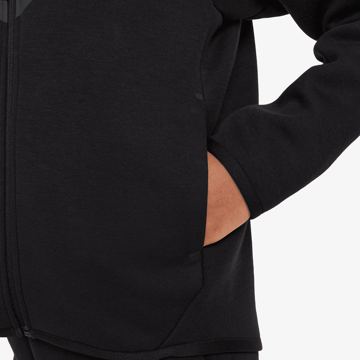Image of Детски Суитшърт NIKE G NSW TCH FLC HD FZ LS - PD
